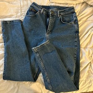 Highwaisted Straight Leg Jeans